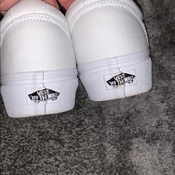 VANS Old Skool platform white sneakers - Picture 5 of 6